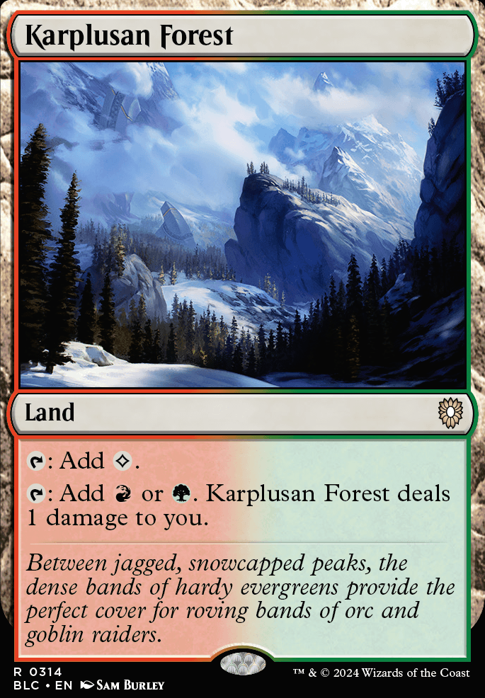 Featured card: Karplusan Forest