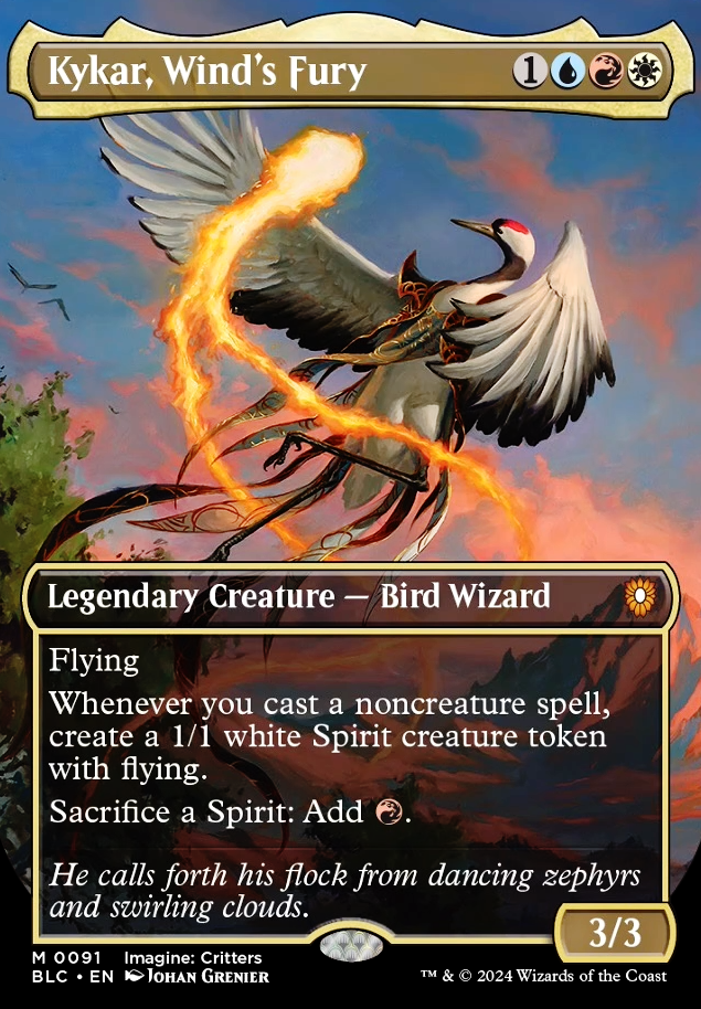 Kykar, Wind's Fury feature for Squawk and Spell