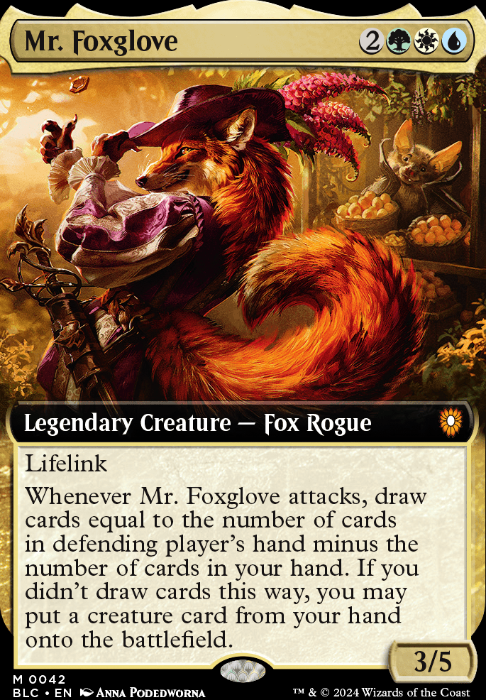 Featured card: Mr. Foxglove