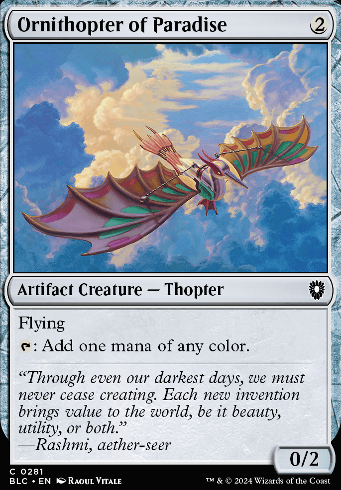 Featured card: Ornithopter of Paradise