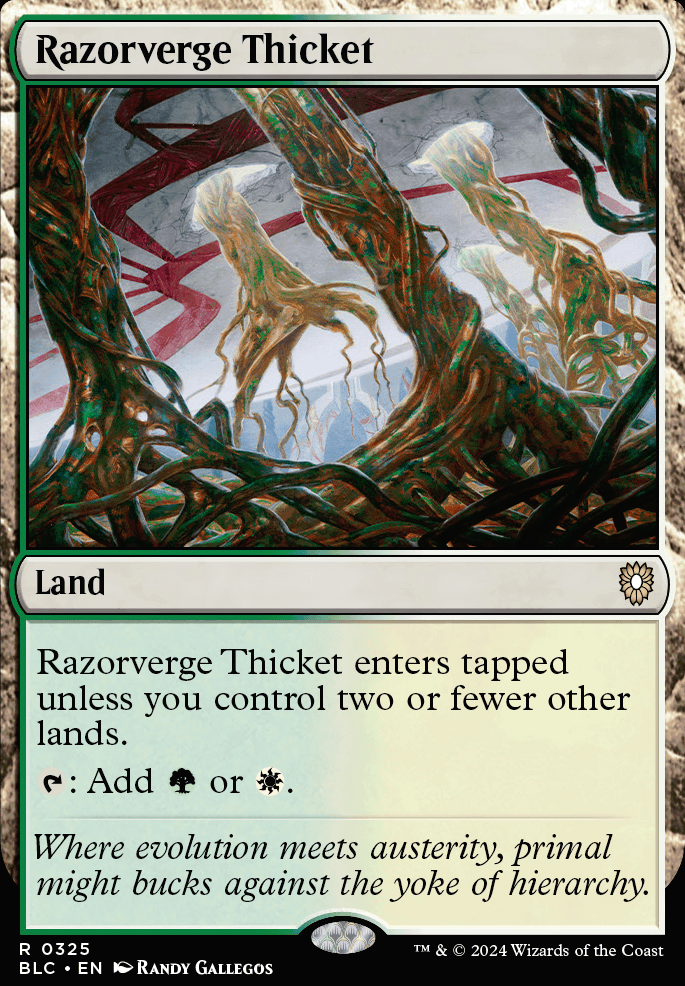 Featured card: Razorverge Thicket