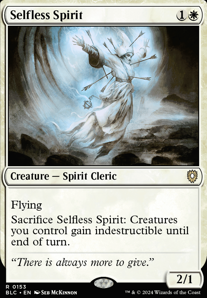 Featured card: Selfless Spirit