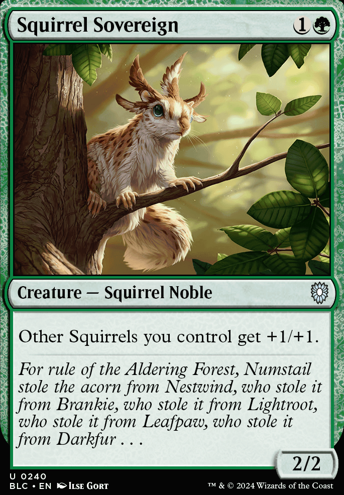 Featured card: Squirrel Sovereign