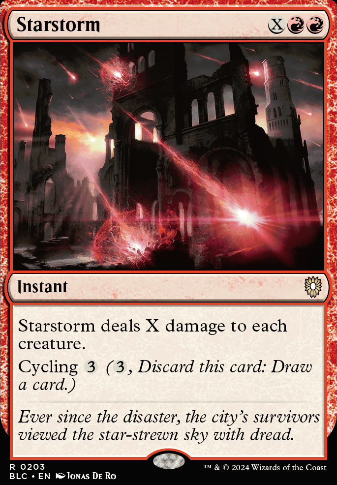 Featured card: Starstorm