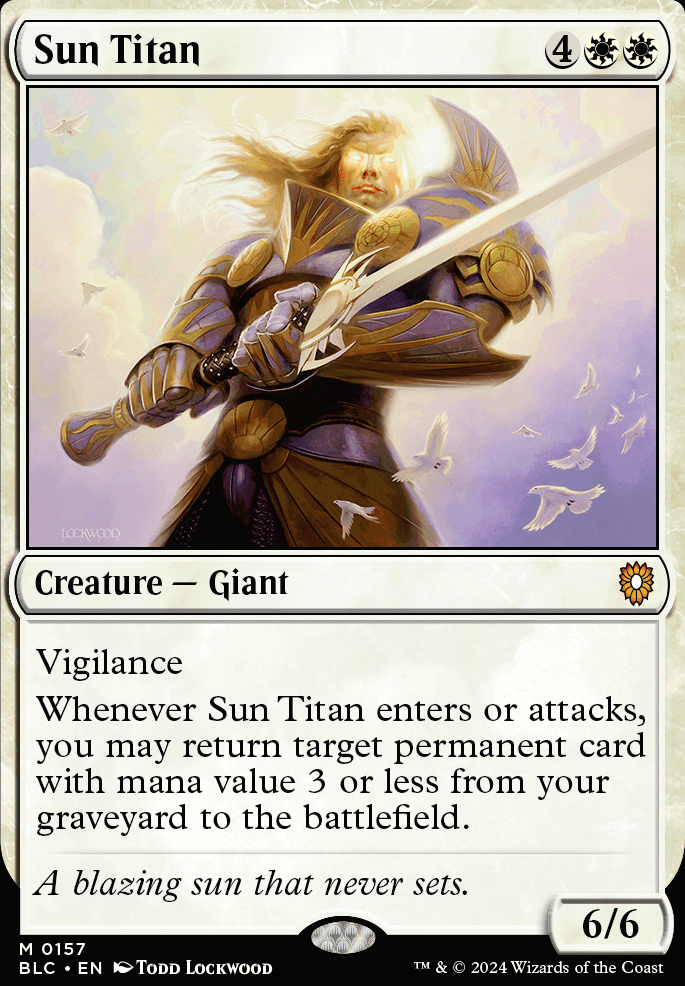 Sun Titan feature for W/U - Hard Control