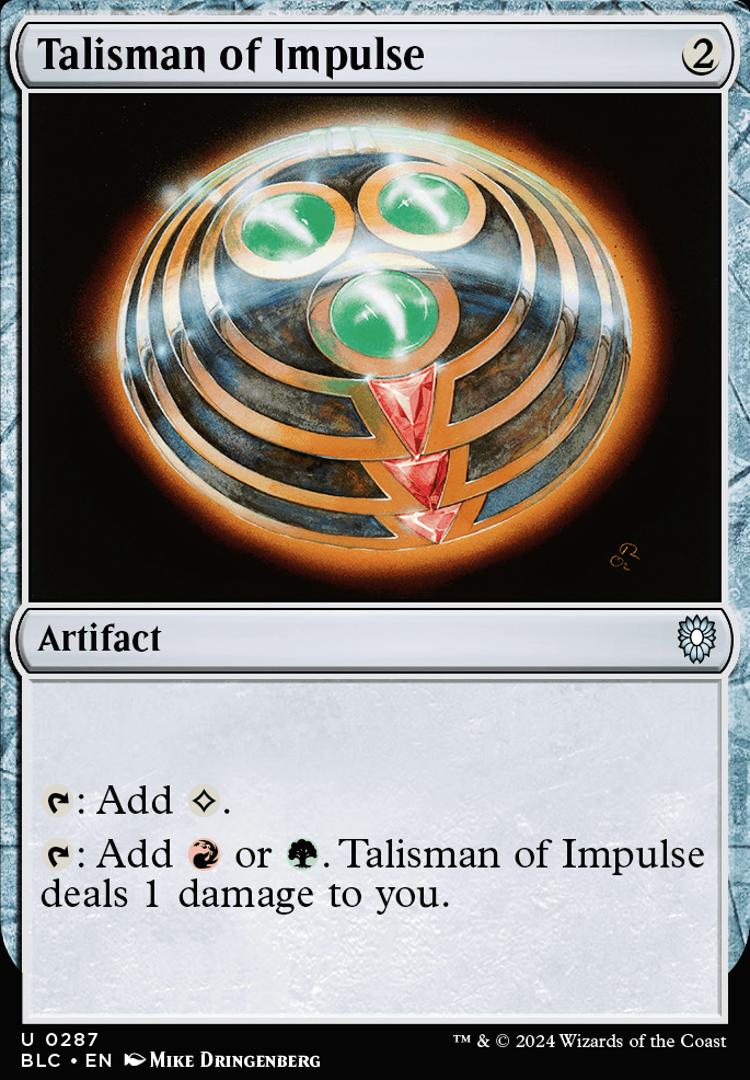 Featured card: Talisman of Impulse