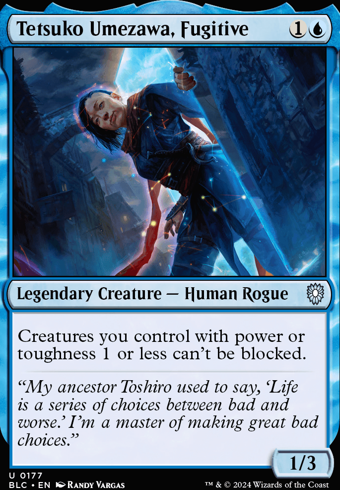 Featured card: Tetsuko Umezawa, Fugitive