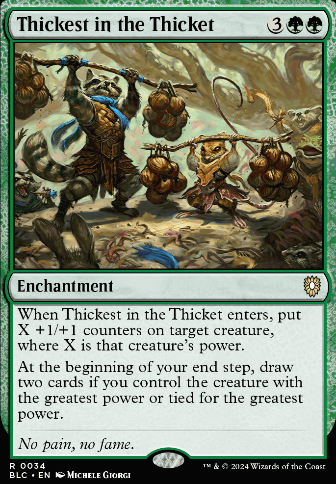 Featured card: Thickest in the Thicket