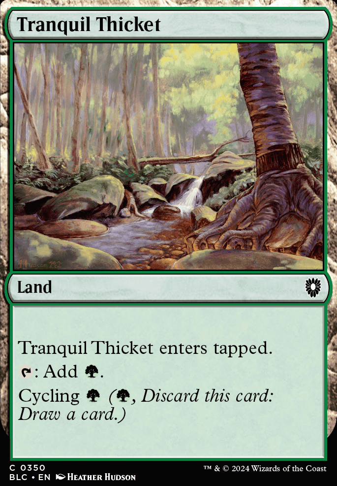 Featured card: Tranquil Thicket