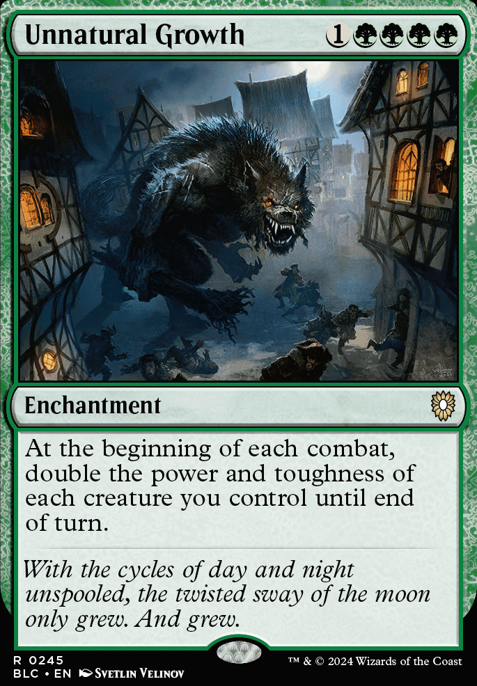 Featured card: Unnatural Growth