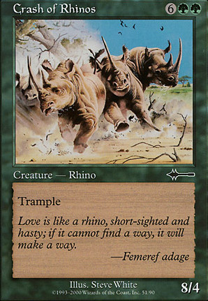 Crash of Rhinos feature for Hans Yeti's and Rhinos and Craw Wurms...oh my