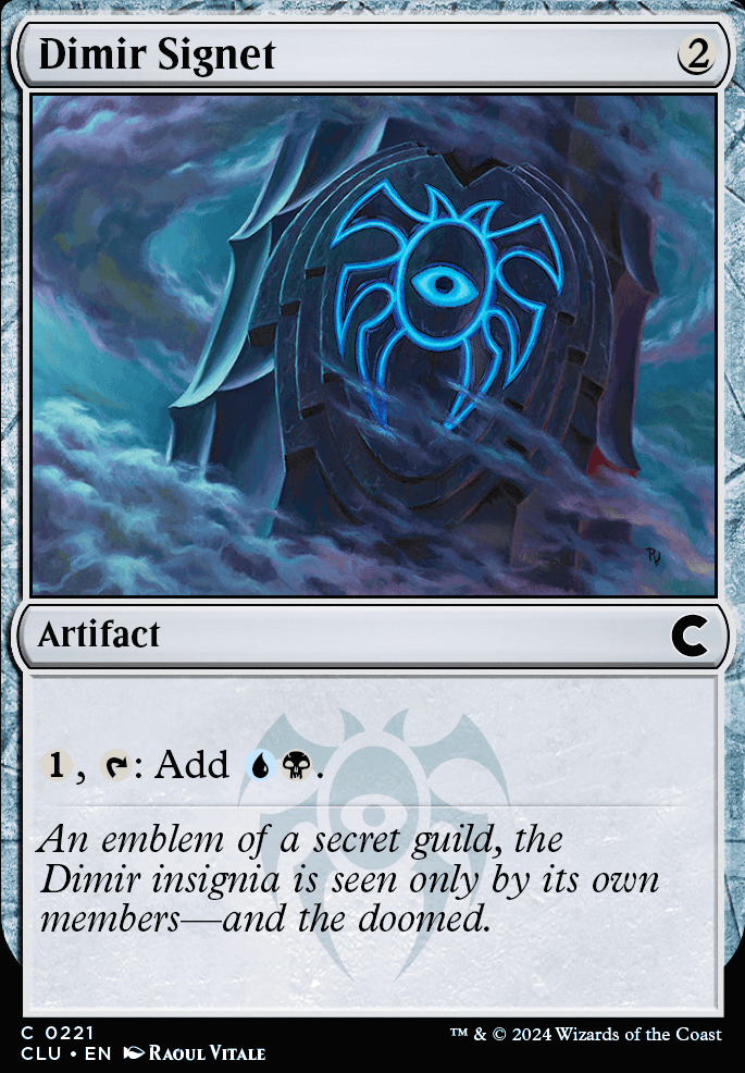 Dimir Signet feature for Welcome to the House Dimir
