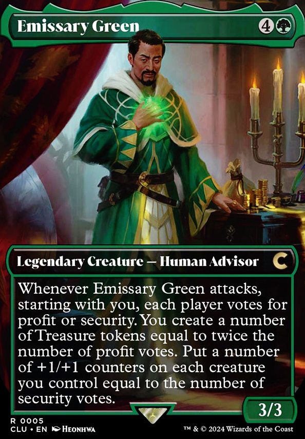 Featured card: Emissary Green