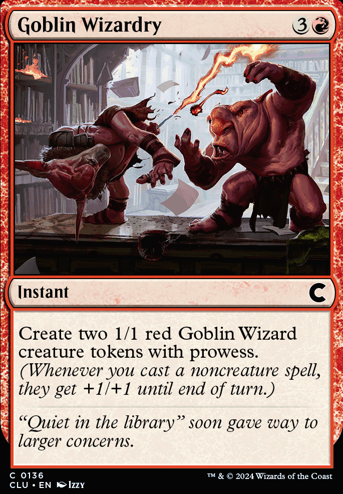 Goblin Wizardry feature for Balmor's Creaturless Carnage  [PDH Version]