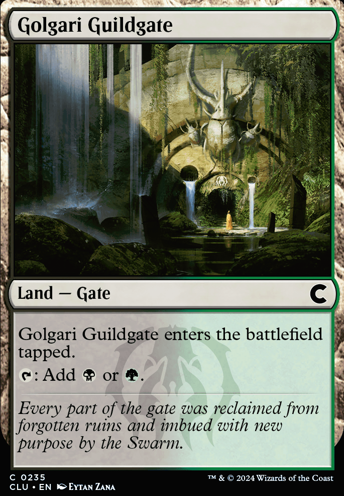 Golgari Guildgate feature for Vraska, Pointy Ears and Big Dogs!