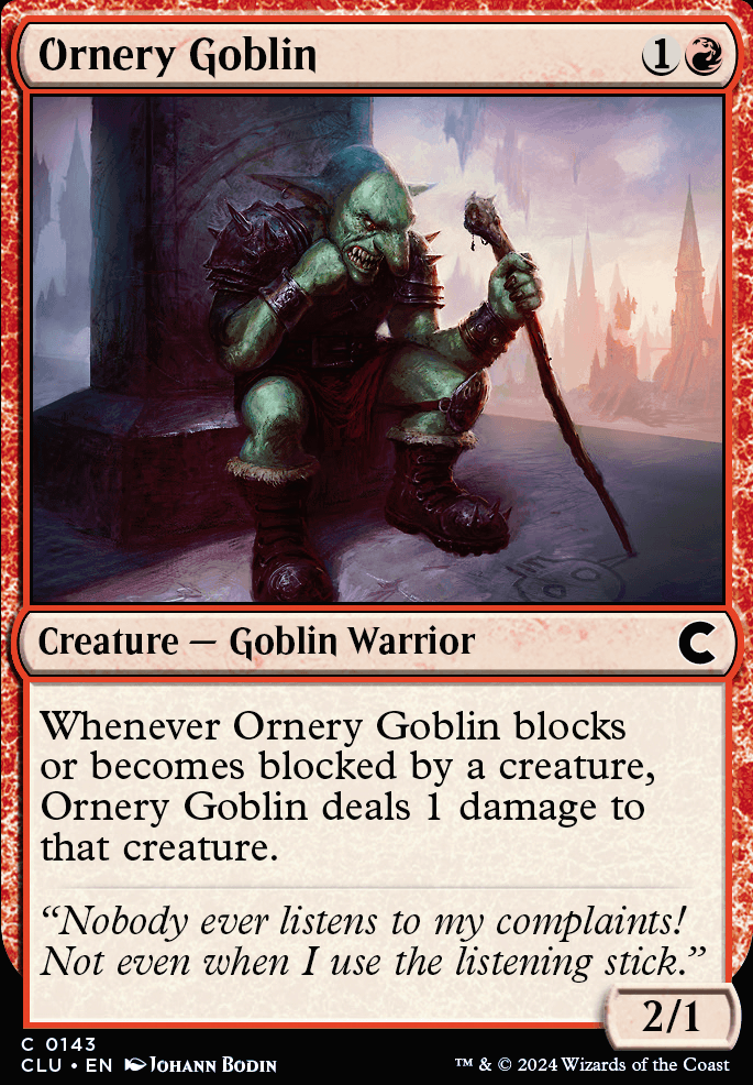 Featured card: Ornery Goblin