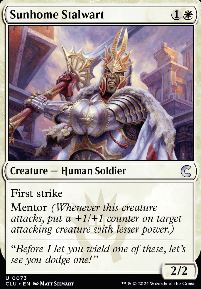 Featured card: Sunhome Stalwart