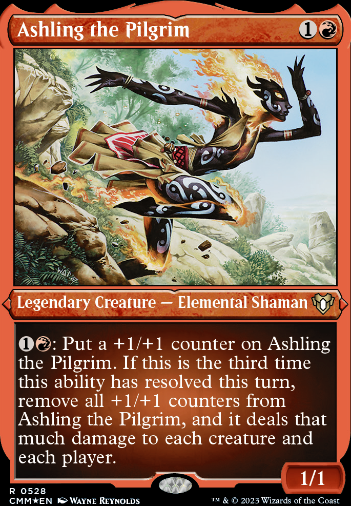 Commander: altered Ashling the Pilgrim