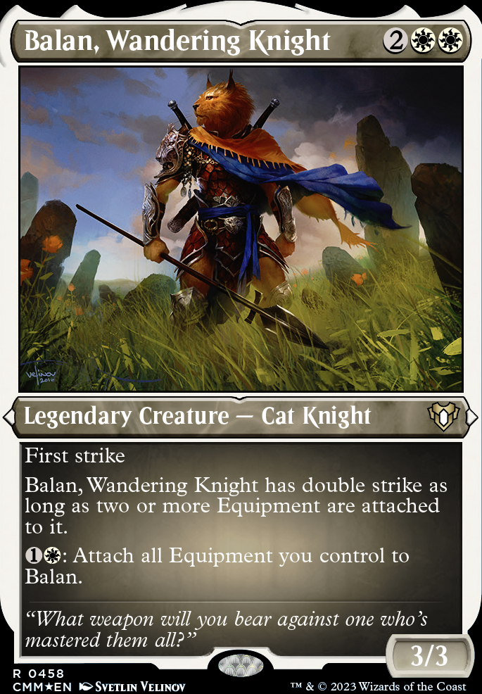 Commander: altered Balan, Wandering Knight