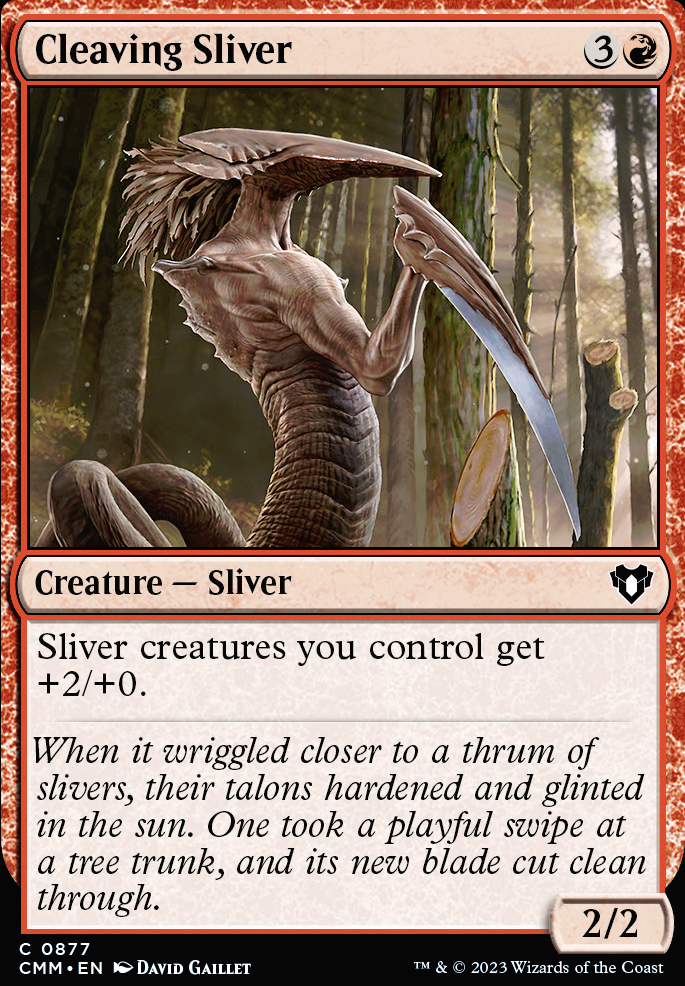 Featured card: Cleaving Sliver