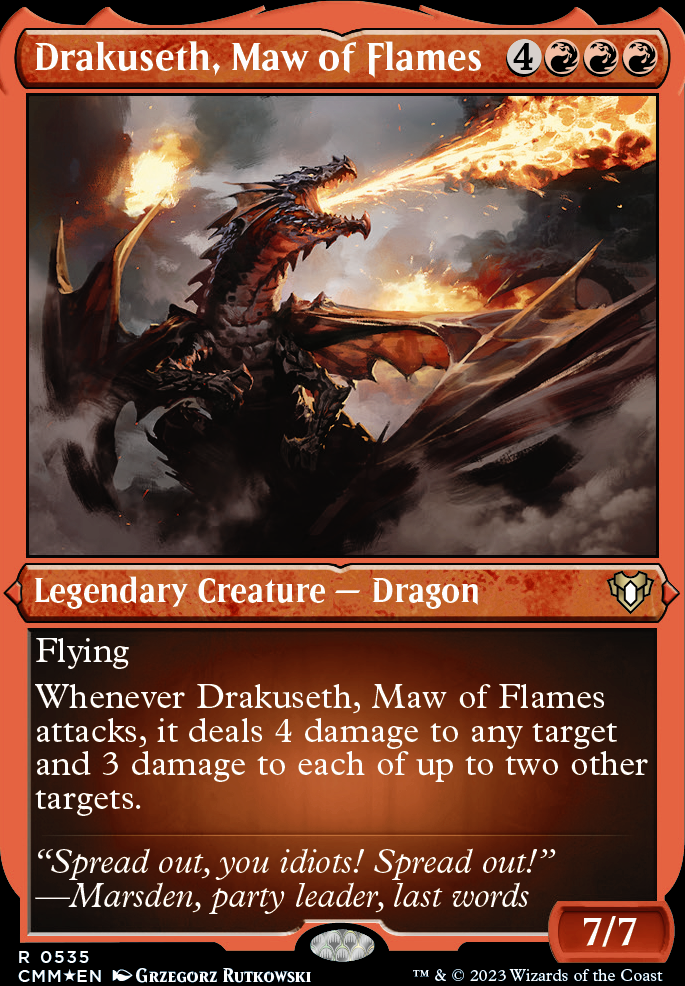 Commander: altered Drakuseth, Maw of Flames