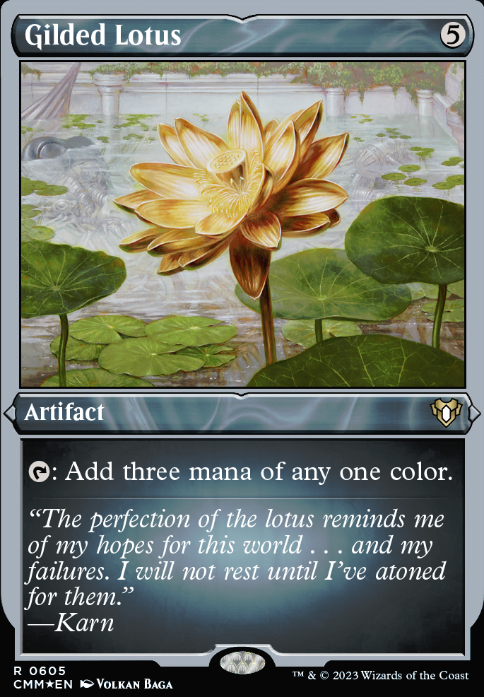 Gilded Lotus feature for Simic Kinnan Casual