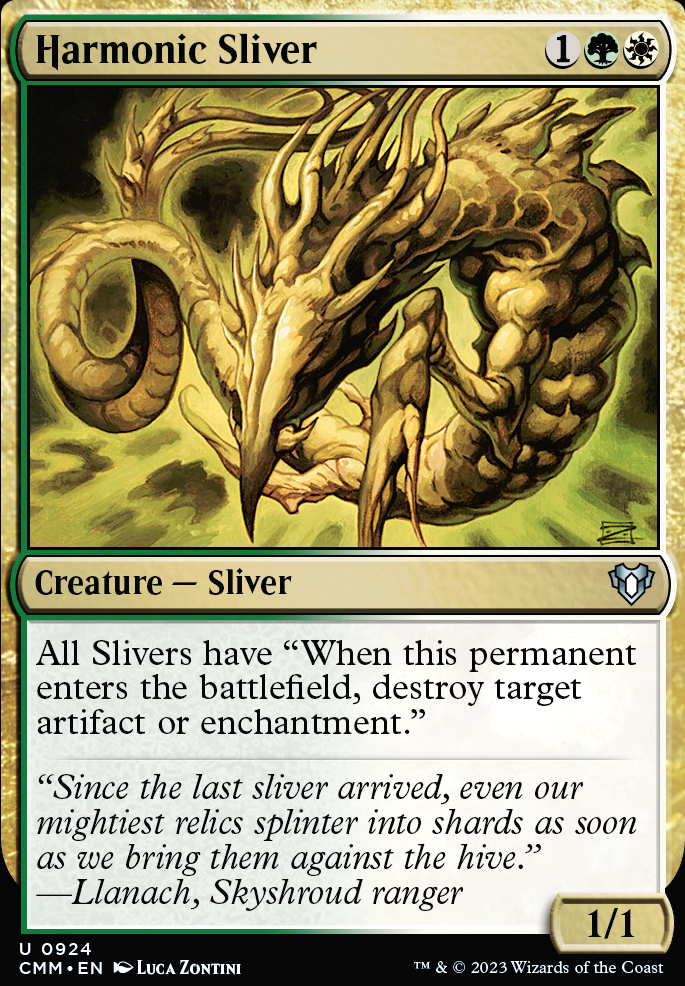 Harmonic Sliver feature for Pauper Slivers
