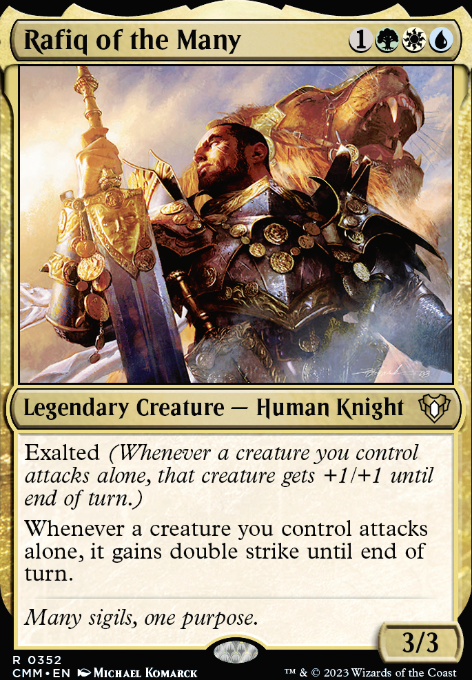 Commander: Rafiq of the Many