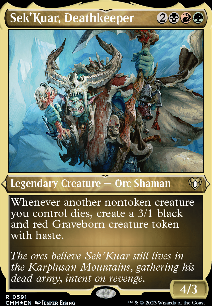 Commander: altered Sek'Kuar, Deathkeeper