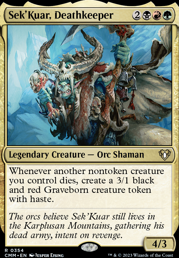 Sek'Kuar, Deathkeeper feature for X's and 0's