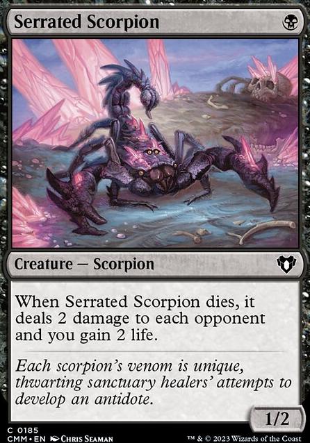 Serrated Scorpion feature for The choice is yours