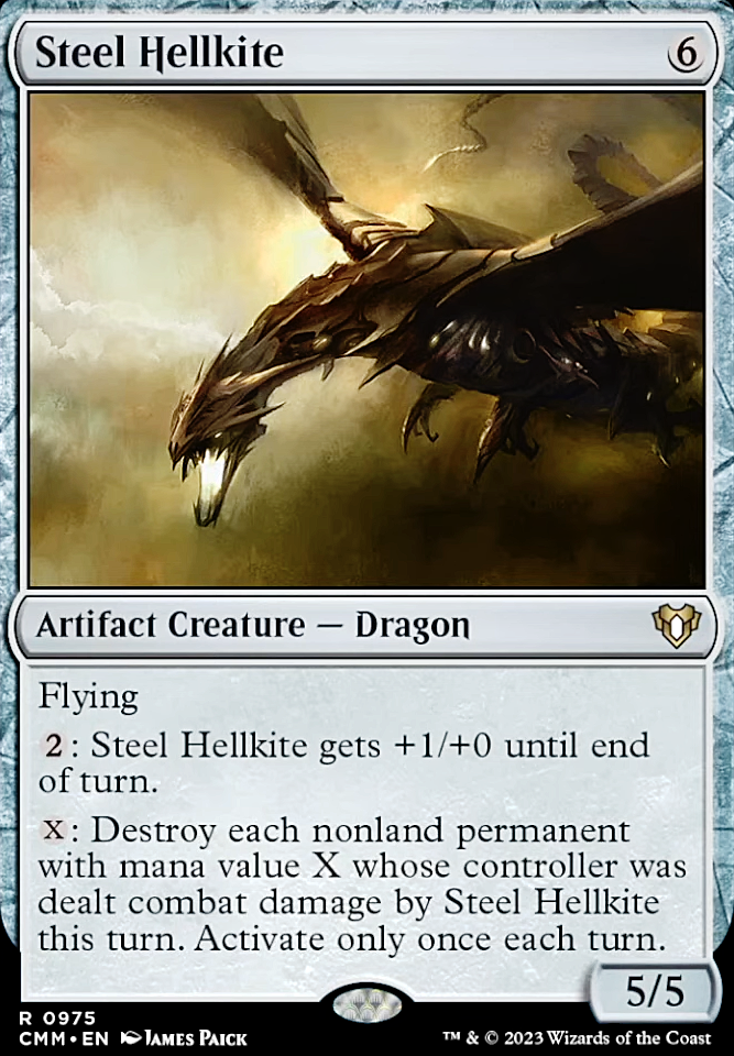 Steel Hellkite feature for Colorless Karn