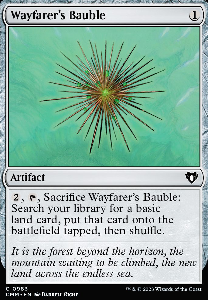 Featured card: Wayfarer's Bauble