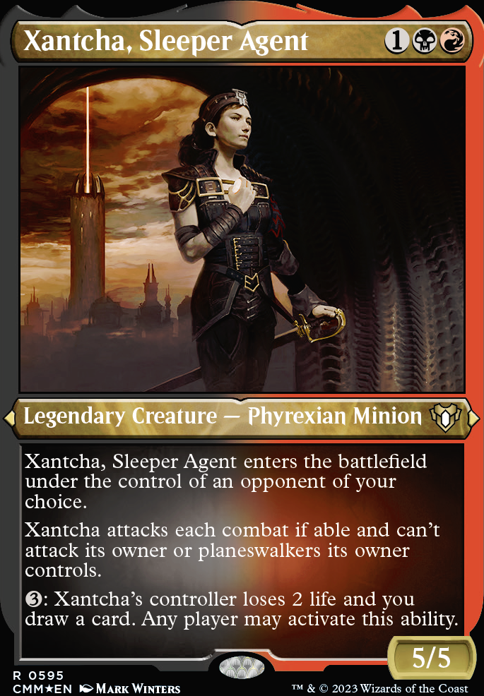 Commander: altered Xantcha, Sleeper Agent