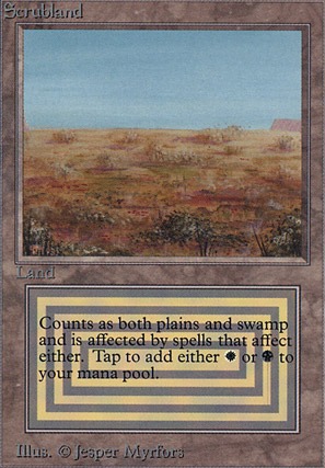 Featured card: Scrubland