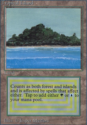 Featured card: Tropical Island