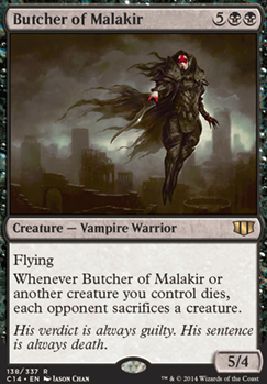 Butcher of Malakir feature for Sorin Vampire