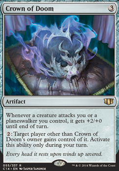 Crown of Doom Commander 2014 NM Artifact Rare MAGIC GATHERING CARD ABUGames 