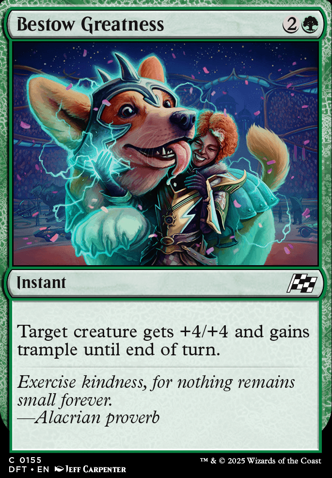Featured card: Bestow Greatness