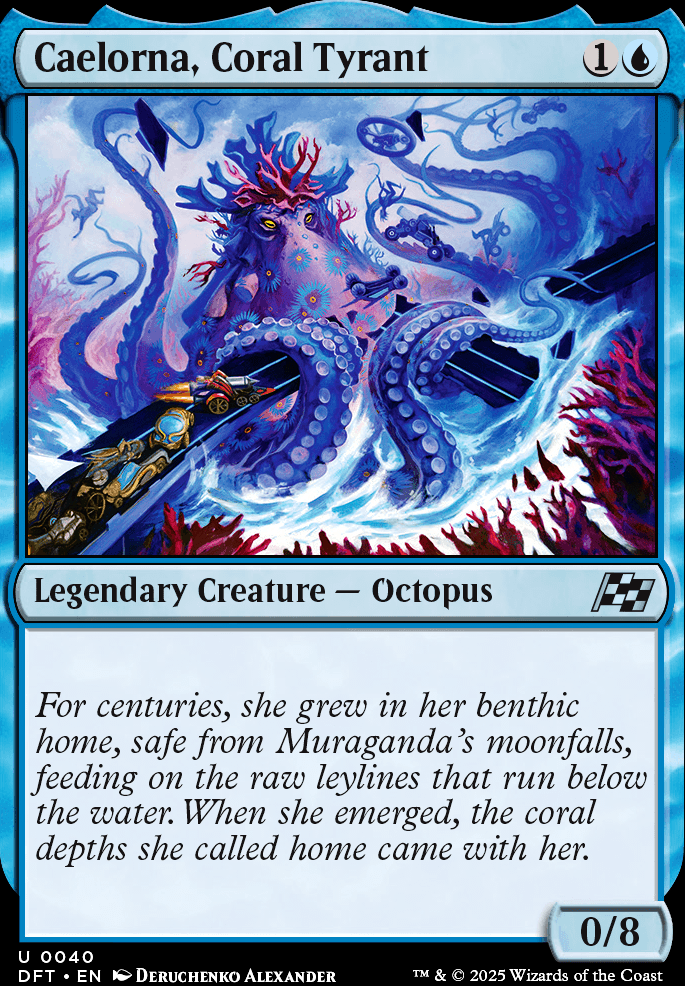 Featured card: Caelorna, Coral Tyrant