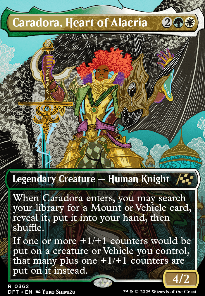 Commander: Caradora, Heart of Alacria