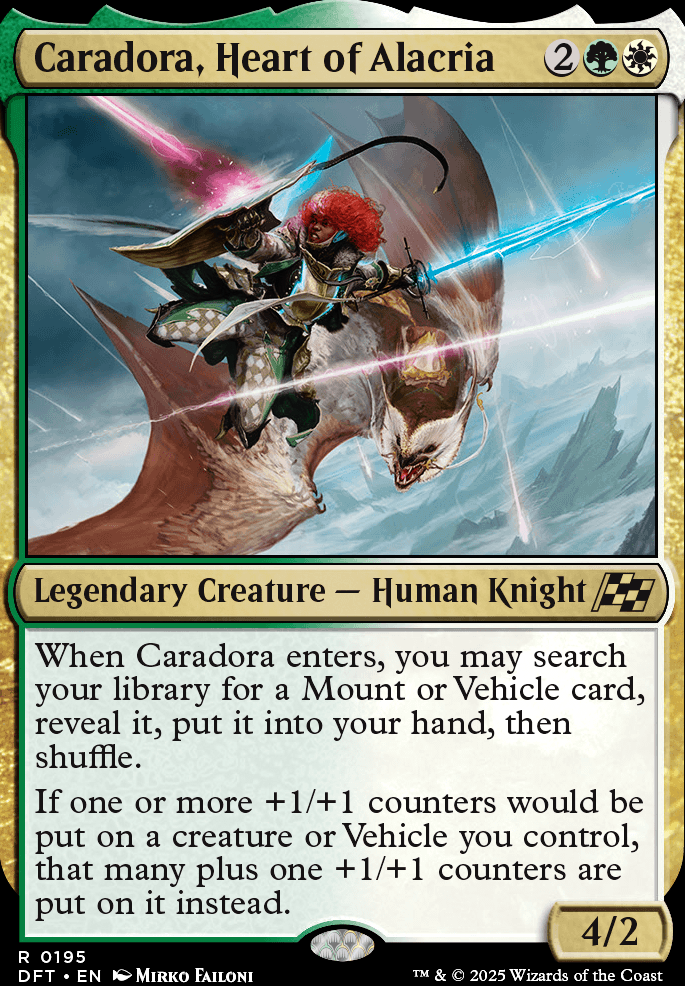 Commander: Caradora, Heart of Alacria