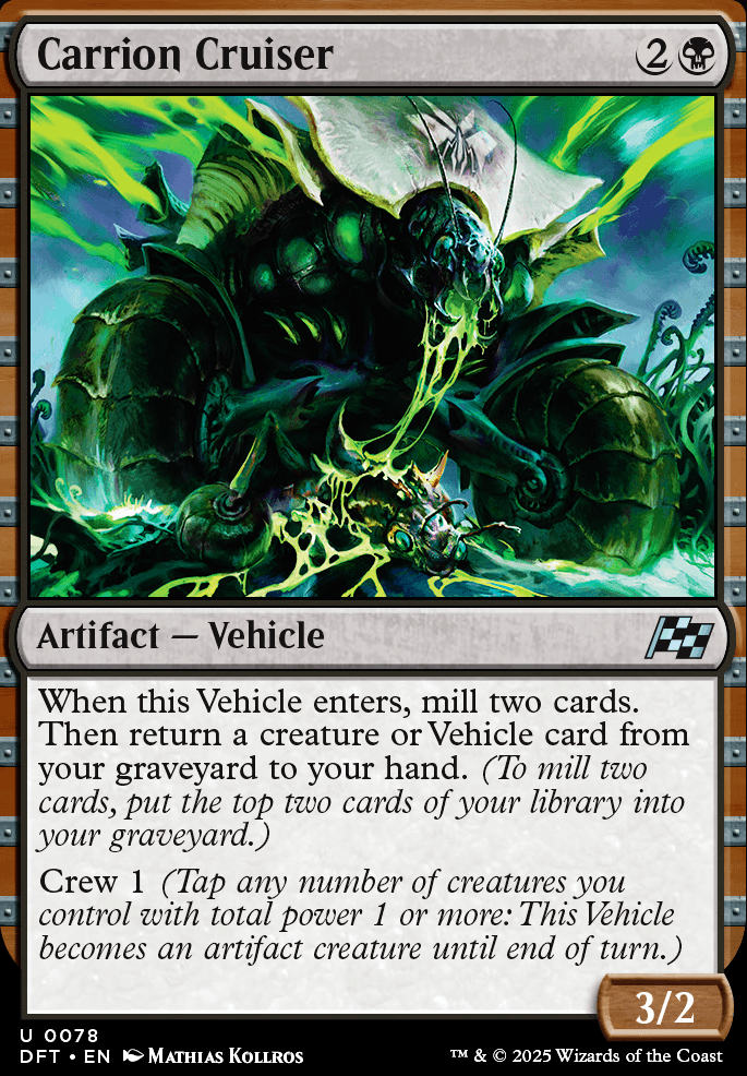 Featured card: Carrion Cruiser