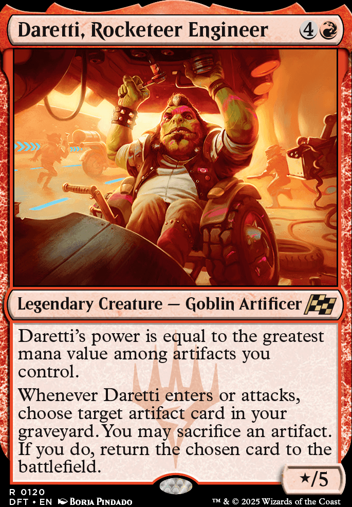 Commander: Daretti, Rocketeer Engineer