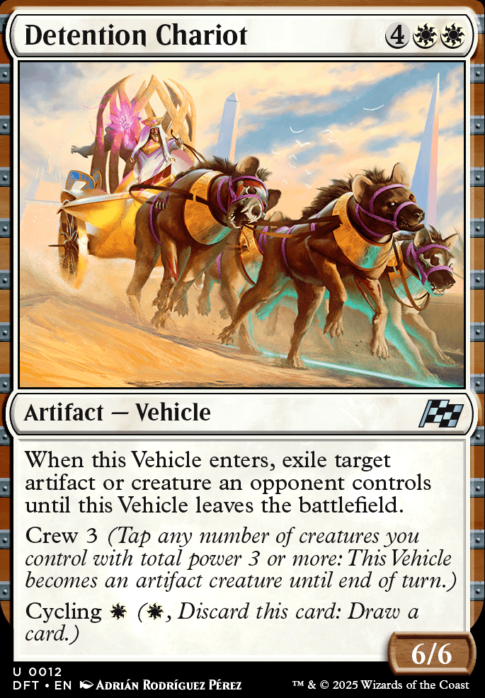 Featured card: Detention Chariot