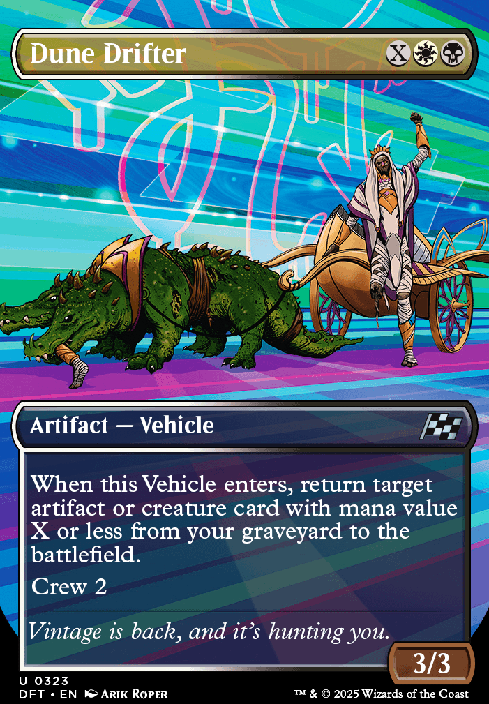 Dune Drifter feature for SpongeBob