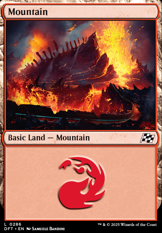 Mountain feature for Rakdos, the Showstopper