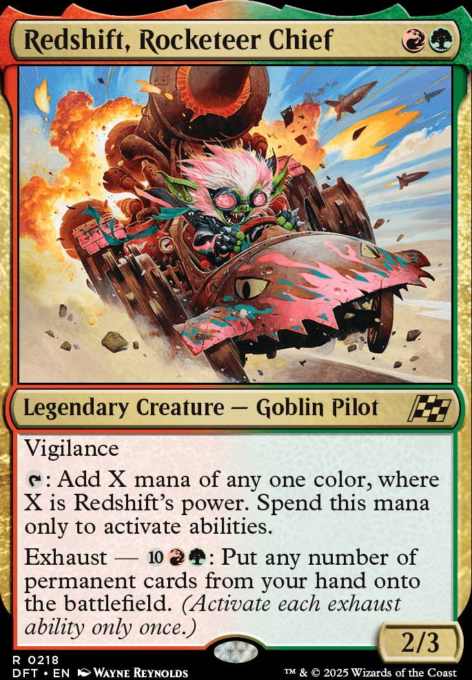 Commander: Redshift, Rocketeer Chief