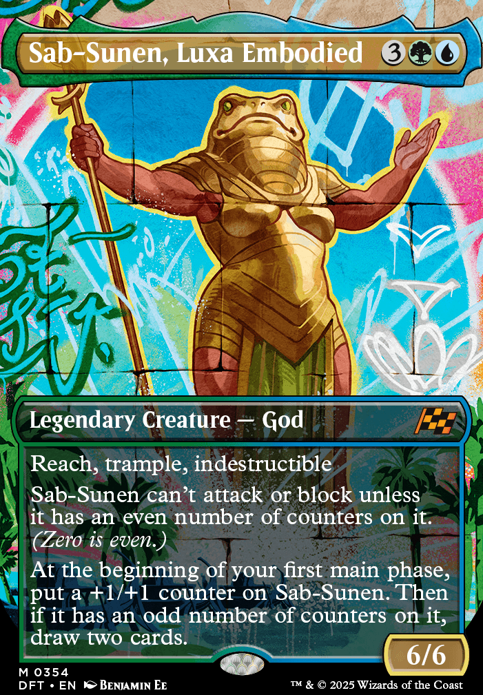 Sab-Sunen, Luxa Embodied feature for Frog Mommy - but it's Landfall