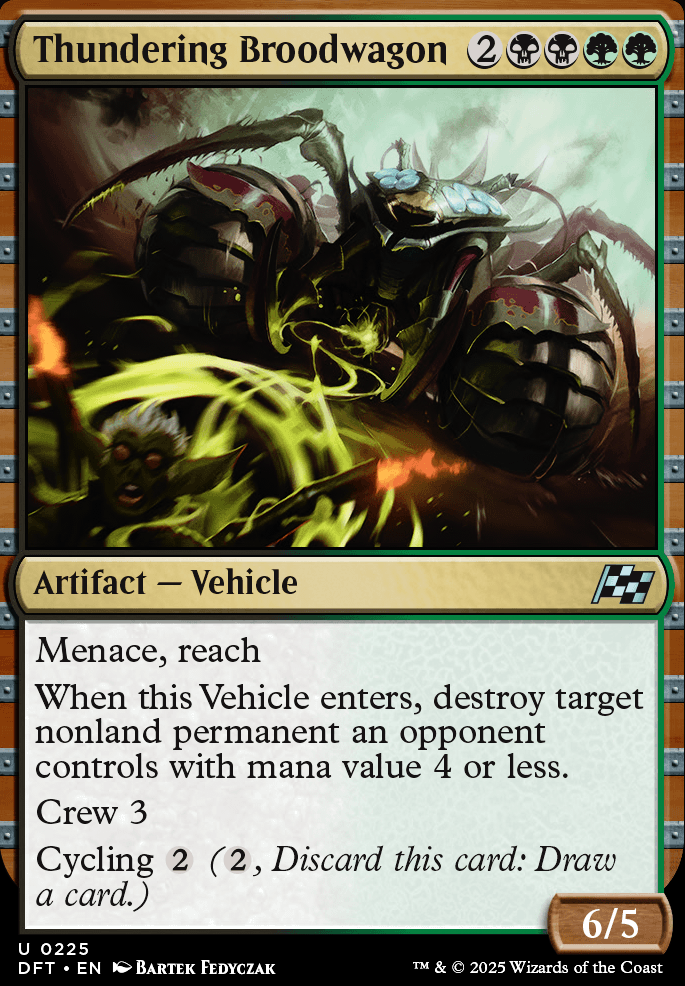 Featured card: Thundering Broodwagon